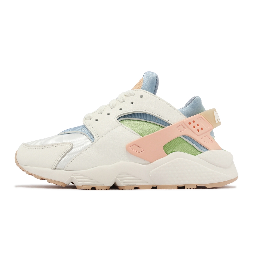 Nike 武士鞋Wmns Air Huarache SE 女鞋白橘藍Sun Club 休閒鞋DQ0117