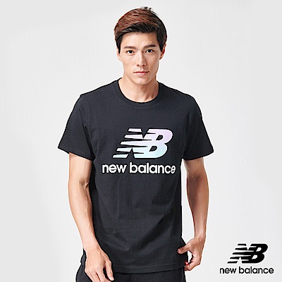 New Balance粉彩NB經典Logo短袖T恤AMT91580BK_男_黑