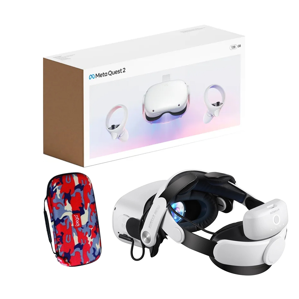 Oculus Quest 2 256G VR主機 + BOBOVR M2 Pro 電池頭戴組 送線材配件包 | 3D AR/VR穿戴裝置 |  Yahoo奇摩購物中心