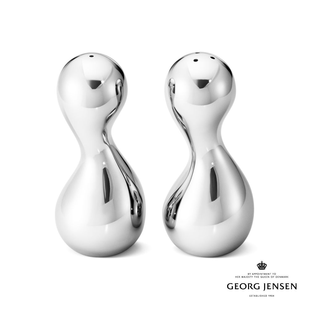 Georg Jensen 喬治傑生 COBRA 椒鹽瓶套組