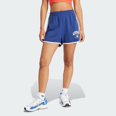 adidas 短褲 女款 運動褲 三葉草 VRCT SHORT 藍 IT9854