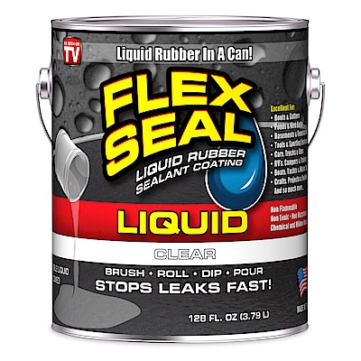 美國FLEX SEAL LIQUID萬用止漏膠(半透明/1加侖包裝/美國製)