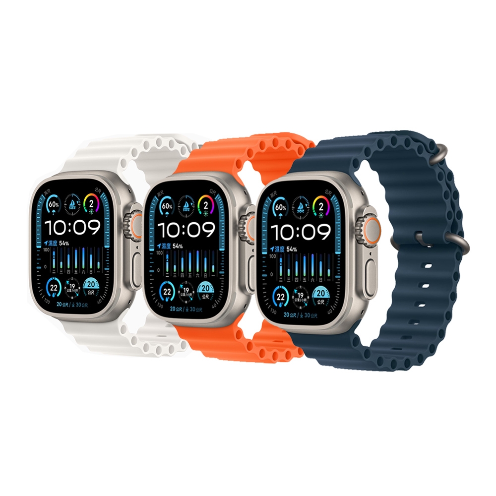 Apple Watch Ultra 2 (GPS+行動網路) 49mm 鈦金屬錶殼配海洋錶帶