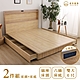 本木家具-羅格 日式插座房間二件組-雙大6尺 床頭+六抽床底 product thumbnail 1