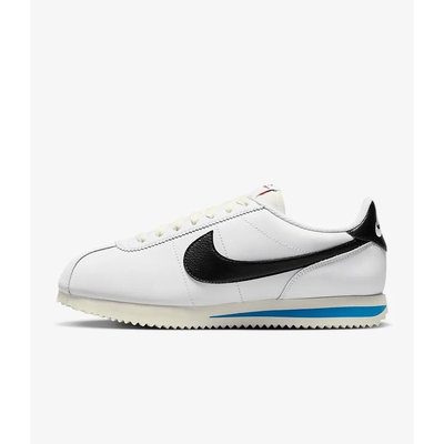 nike w cortez 女休閒鞋-白黑-dn1791100