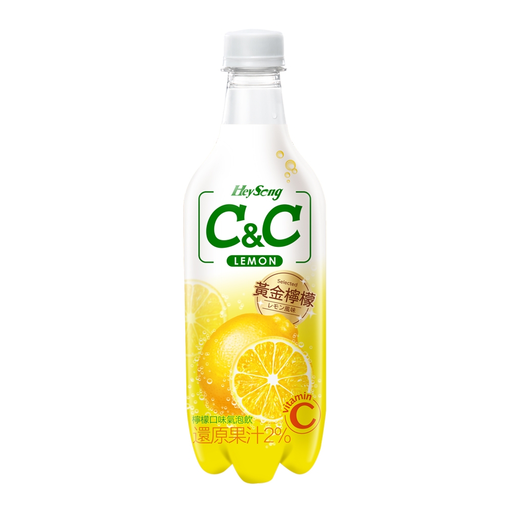 (活動)黑松 黑松汽水C&C氣泡飲-檸檬口味(500mlx24入)