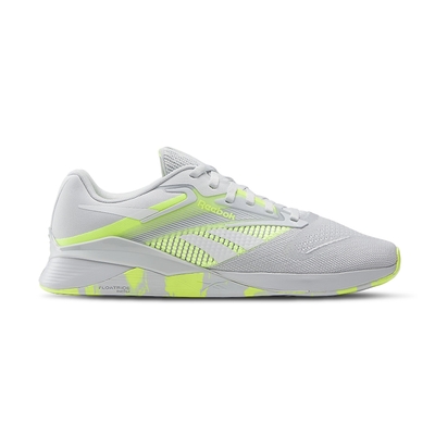 Reebok Nano X4 男鞋 女鞋 灰螢光綠色 支撐 穩定 交叉訓練 運動鞋 訓練鞋 100204675