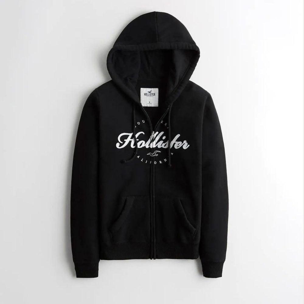 Hollister HCO 女 連帽外套 黑色 1728