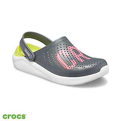 Crocs 卡駱馳 (中性鞋) 瘋狂LOGO克駱格 205893-04O