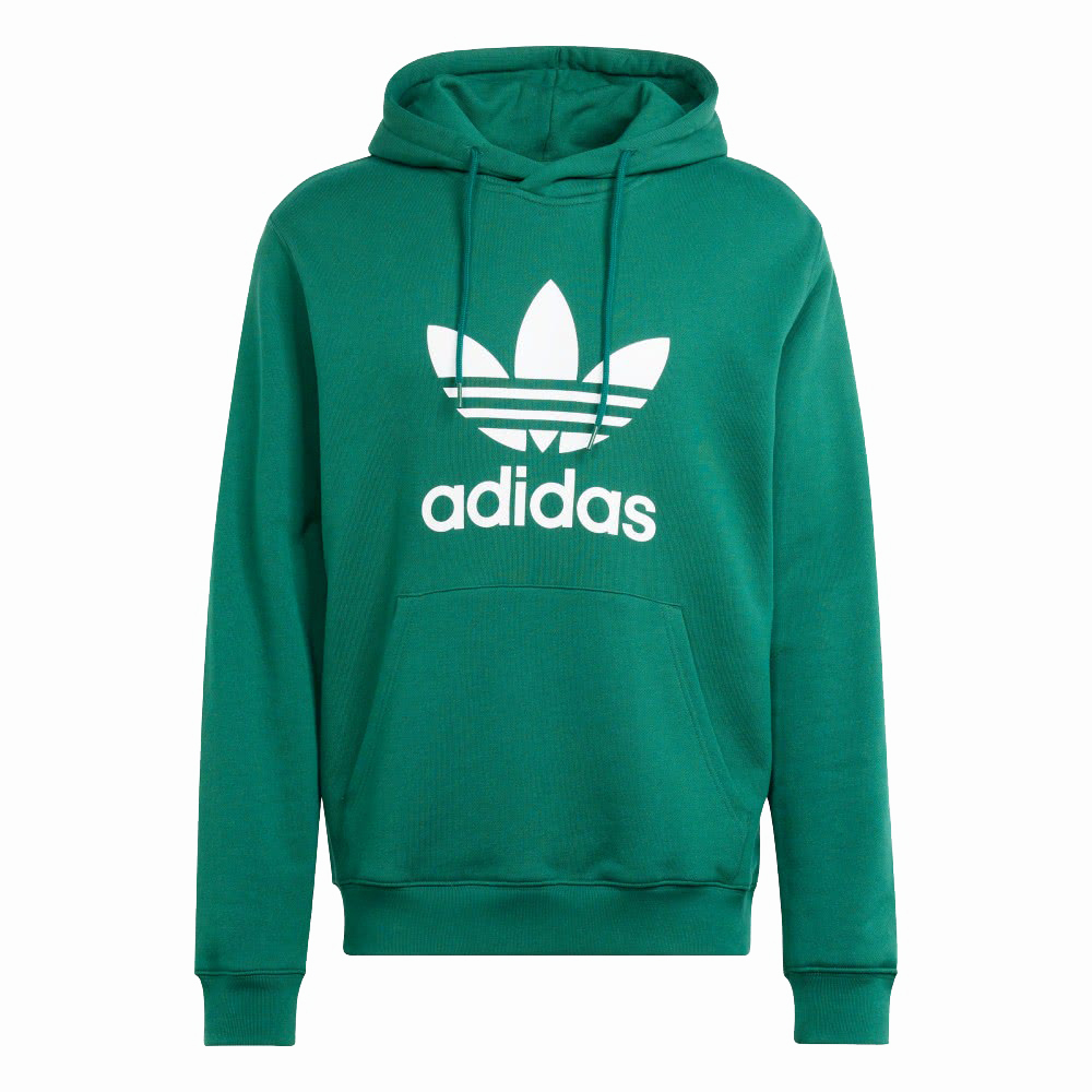 Adidas Trefoil Hoody [IM9407] 男 連帽上衣 帽T 運動 經典 三葉草 休閒 棉質 綠