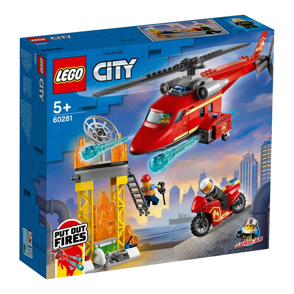 樂高LEGO 城市系列 - LT60281 消防救援直升機
