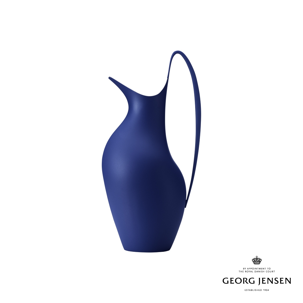 Georg Jensen 喬治傑生 KOPPEL 水瓶，經典藍，0.75L 不鏽鋼