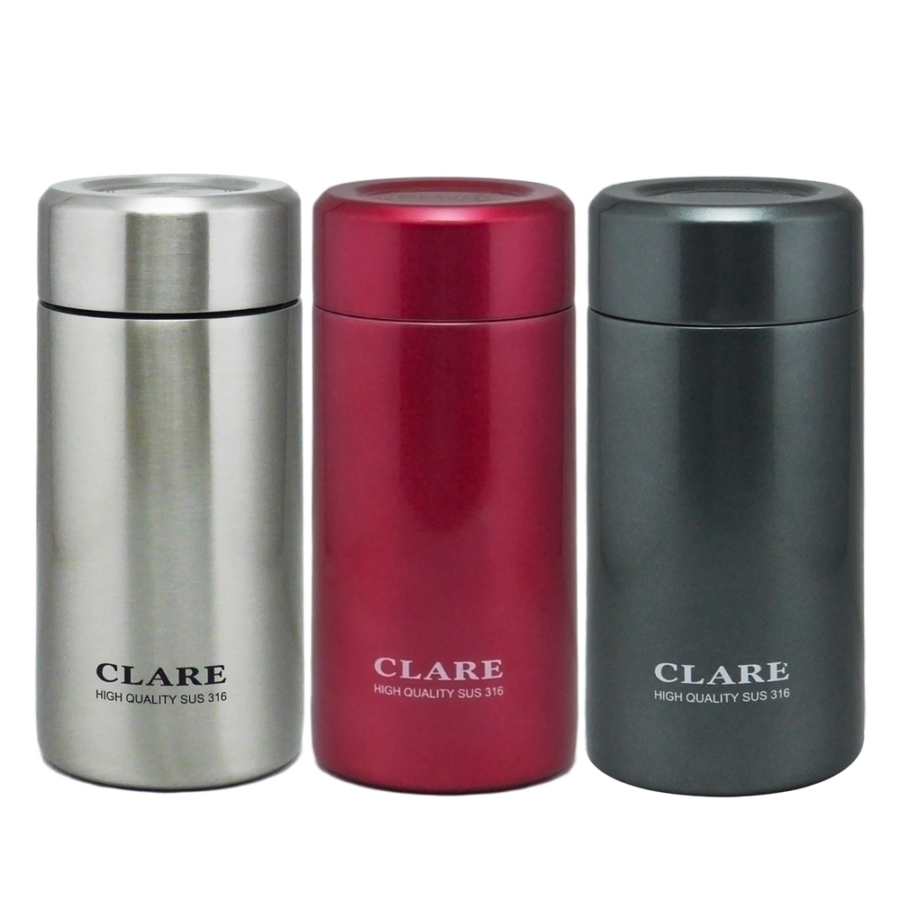 CLARE晶鑽316真空全鋼杯-380ml-1入組