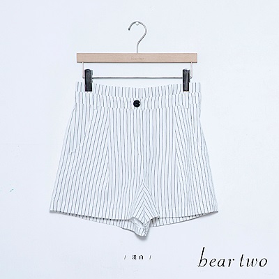 beartwo 細條紋A字短褲(三色)