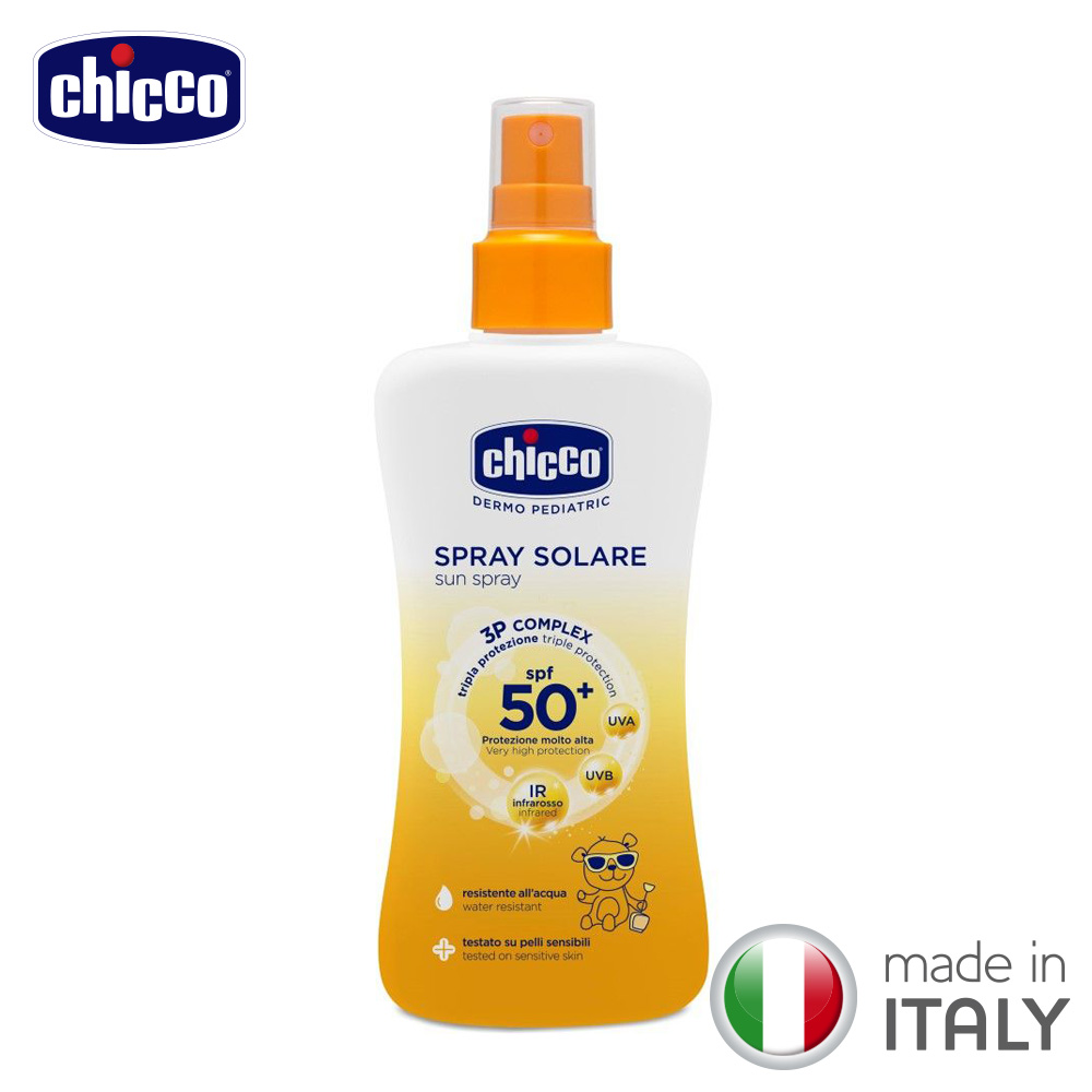 chicco-寶貝防曬水嫩噴液SPF50+ 150ml