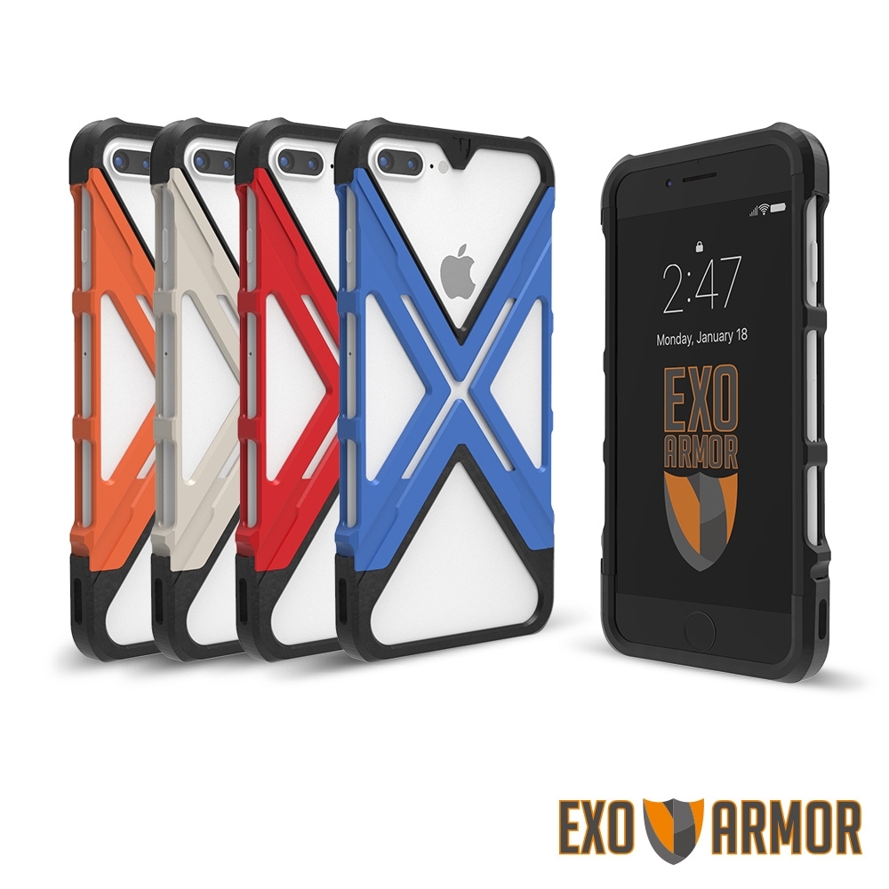 EXO-ARMOR [輕鐘罩] iPhone 8 Plus 極度防護手機殼