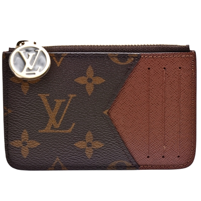 LV M81880 經典Romy系列Monogram雙層名片夾