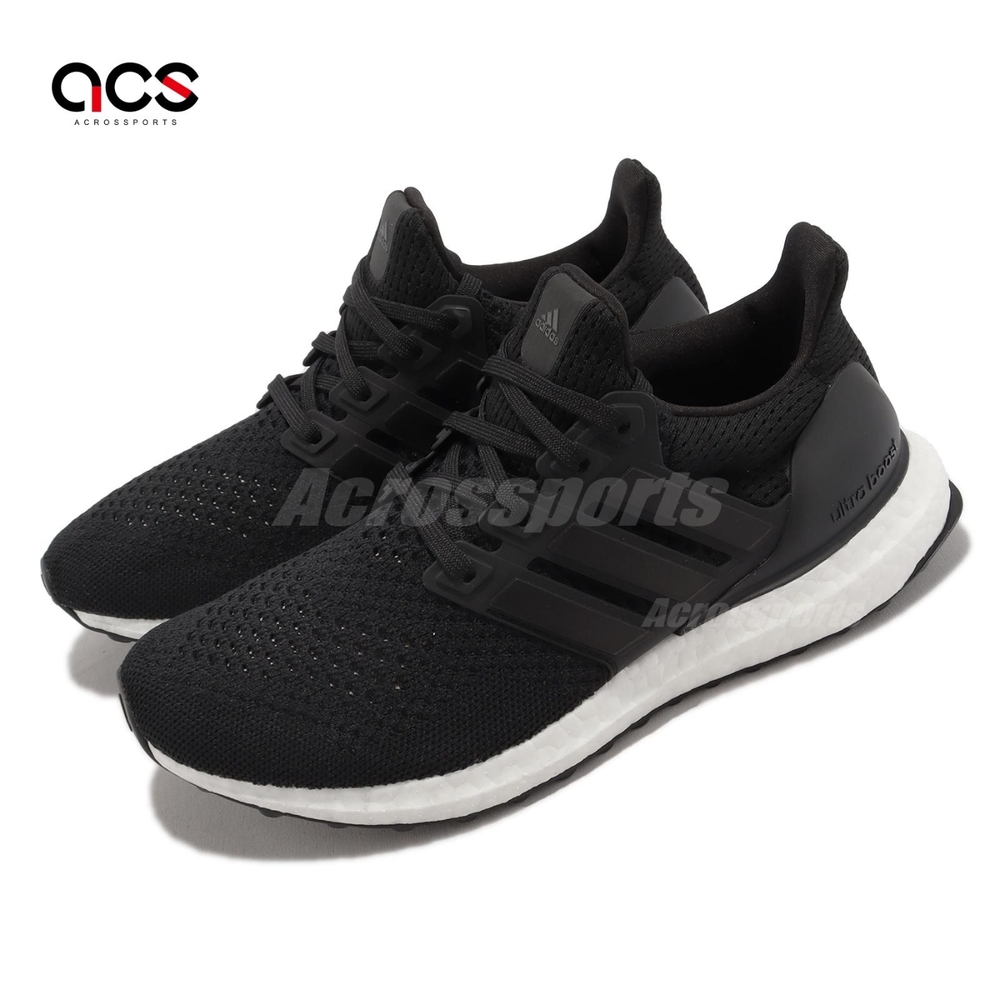 adidas 慢跑鞋 Ultraboost 1 W 女鞋 黑 白 緩震 馬牌輪胎大底 襪套式 愛迪達 HQ4206