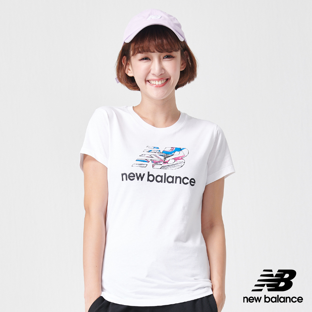 New Balance 短袖T恤_AWT91554WT_女性_白色