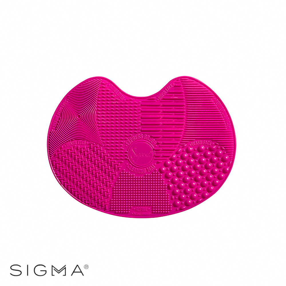 Sigma 刷具清潔墊輕巧版-桃紅 Spa Express Brush Cleaning Mat #Pink