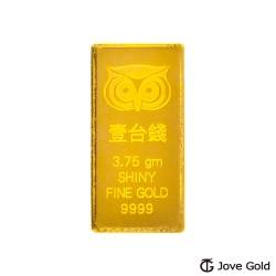 Jove Gold 幸運守護神黃金條塊-壹台錢