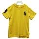 Ralph Lauren 童裝刺繡數字3經典大馬素面短袖t恤-黃色 product thumbnail 1