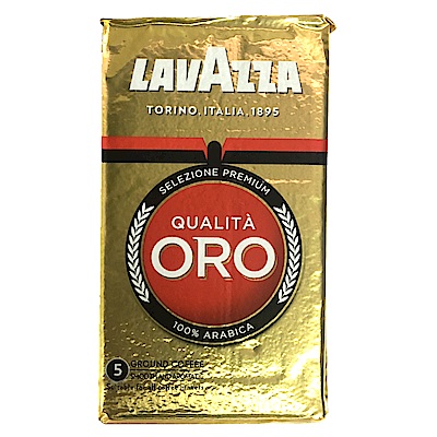 LAVAZZA QUALITA ORO 金牌咖啡粉(真空鋁箔包3包)