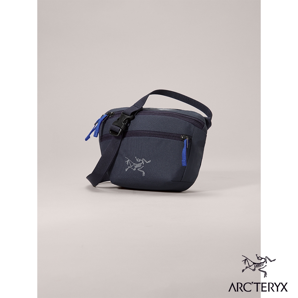 Arcteryx 始祖鳥 Mantis 1L 多功能腰包 黑寶石/生命藍