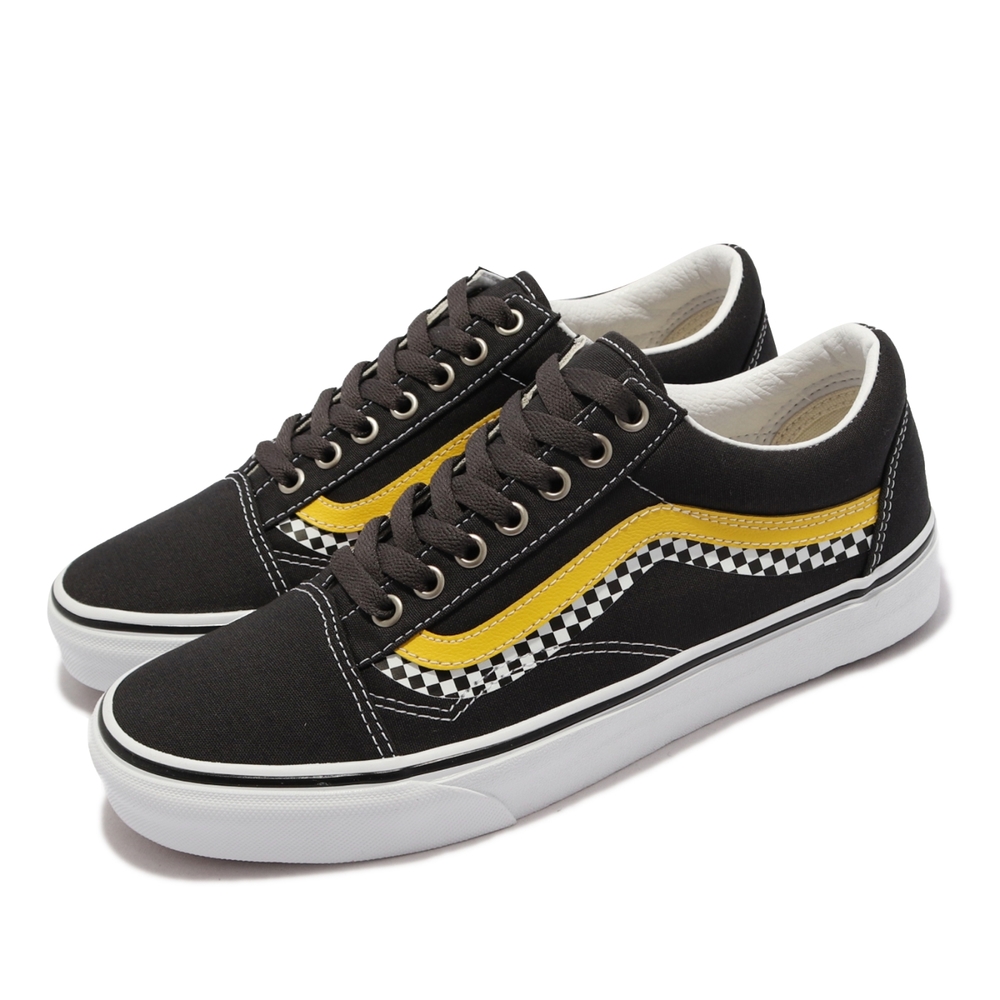 Vans 休閒鞋 Old Skool 復古 經典 男鞋 波紋 棋盤格 內外側不對稱 基本百搭 黑 多色 VN0A3WKT4S2