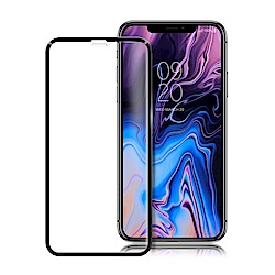 Oweida iPhone Xs Max 6.5吋 全滿版鋼化玻璃保護貼-黑色