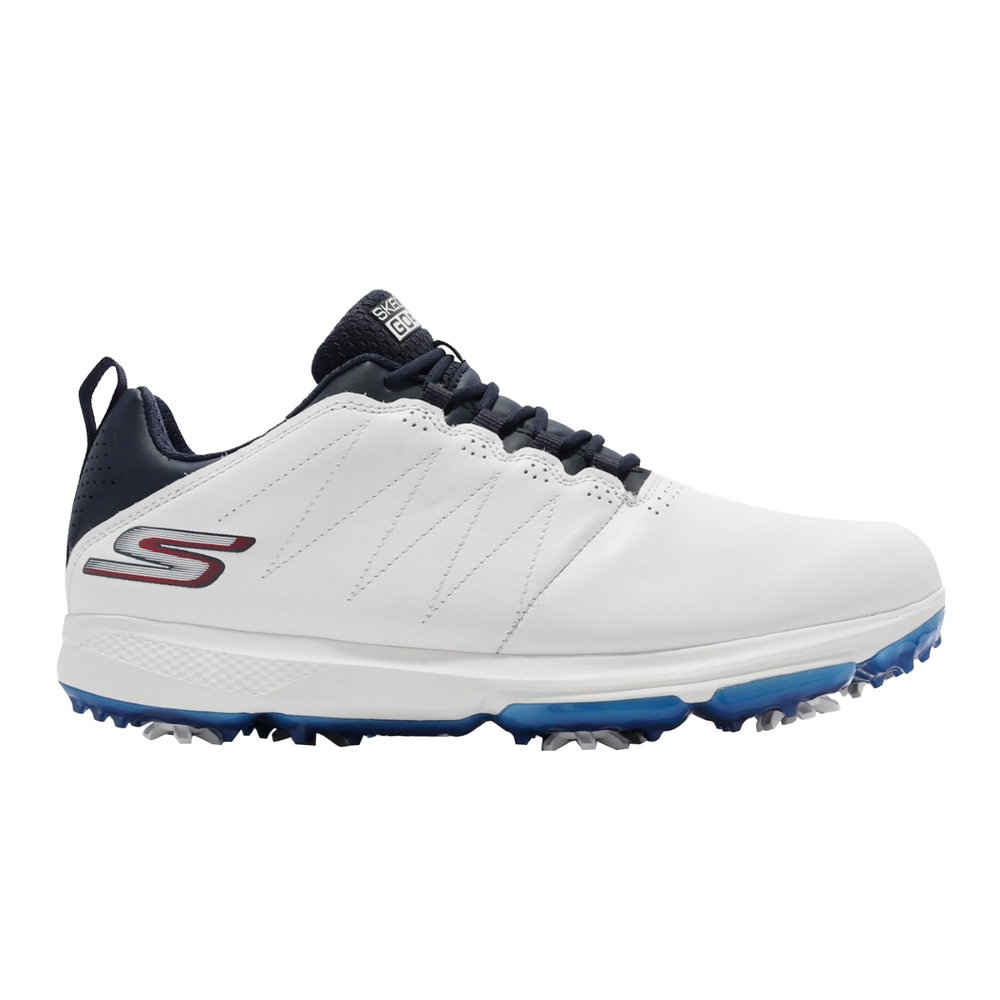 Skechers 高爾夫球鞋Go Golf PRO 4 男鞋緩衝緩震防水皮革鞋面輕巧靈敏