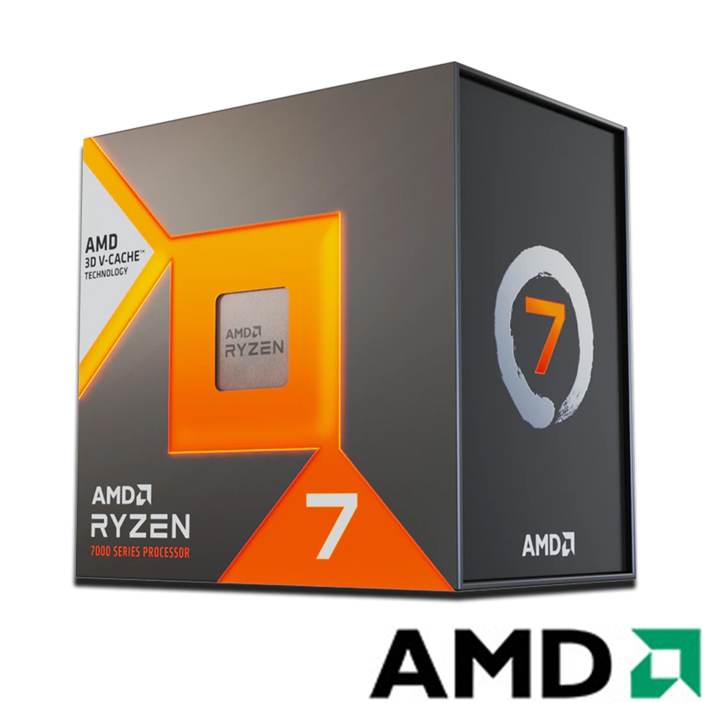 AMD Ryzen 7-7800X3D 4.2GHz 8核心 中央處理器