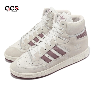 adidas 休閒鞋 Centennial 85 HI 男鞋 灰 白 麂皮 拼接 高筒 愛迪達 GY2536