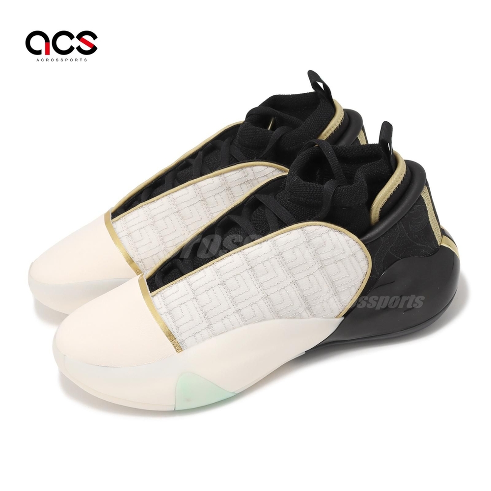 adidas 籃球鞋 Harden Vol 7 男鞋 龍年 米白 金 黑 CNY 哈登 7代 愛迪達 IH7516