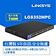 Linksys 48埠 (48埠POE GE+ /4埠10G SFP+) POE L2管理型 Gigabit 超高速乙太網路交換器(鐵殼） product thumbnail 1