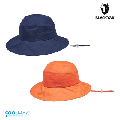 【BLACKYAK】女 輕量漁夫帽  [橘色/海軍藍] 透氣 機能 透氣 防曬 遮陽帽 |  BYAB1WAF01