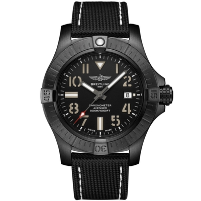 BREITLING 百年靈AVENGER復仇者深海3000米皮帶腕表(V17319101B1X2)x45mm