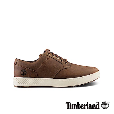 Timberland 男款深咖啡全粒面革休閒鞋|A1S6W