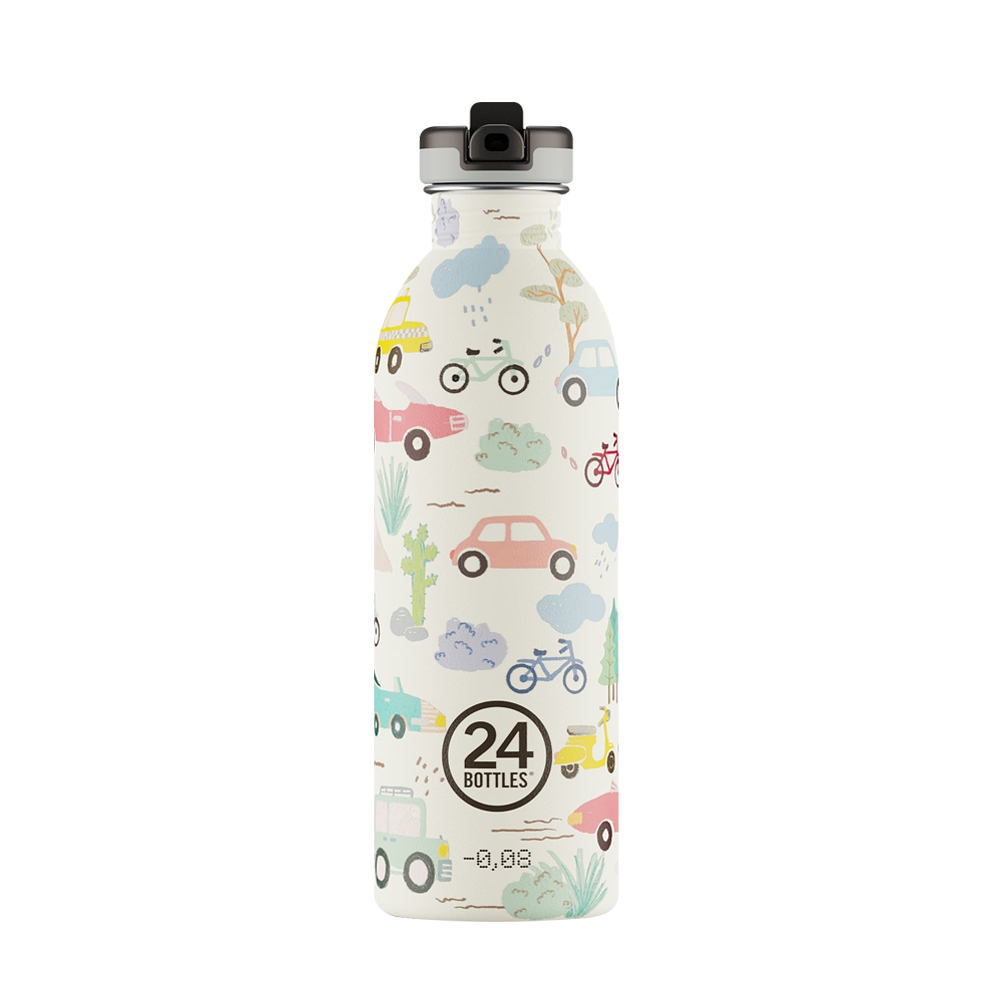 【義大利 24Bottles】輕量吸嘴冷水瓶 500ml - 車車大縱走