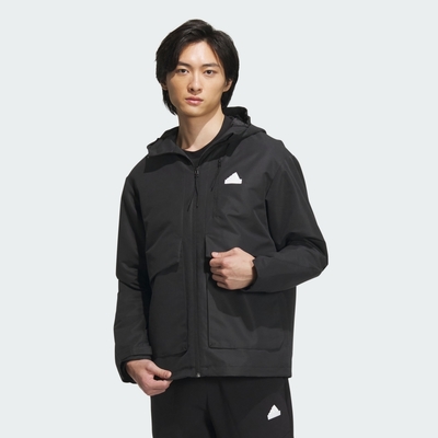 adidas 外套 男款 運動連帽外套 亞規 TH MH WV JKT 黑 IT3951 (S2348)