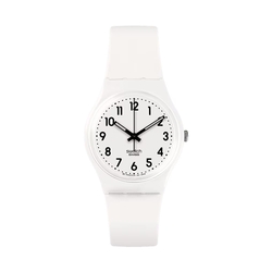 Swatch Gent 原創系列手錶 JUST WHITE SOFT (34mm) 男錶 女錶 手錶 瑞士錶 錶