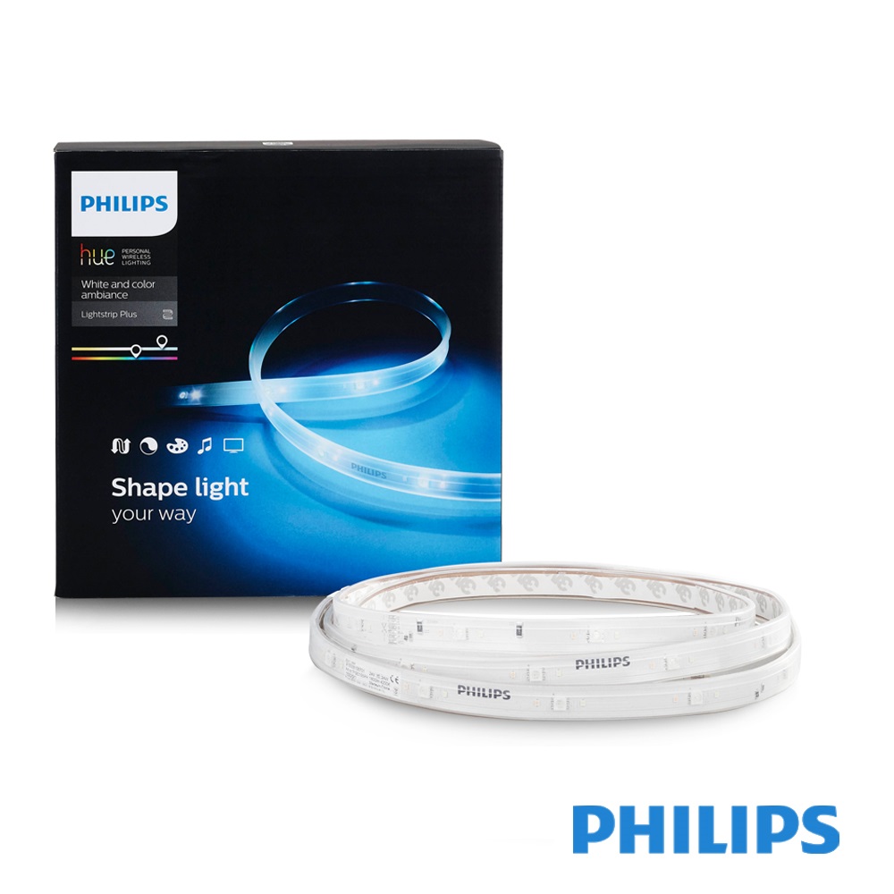 飛利浦 PHILIPS LIGHTING Hue無線智慧照明 LED彩色條燈(2米)