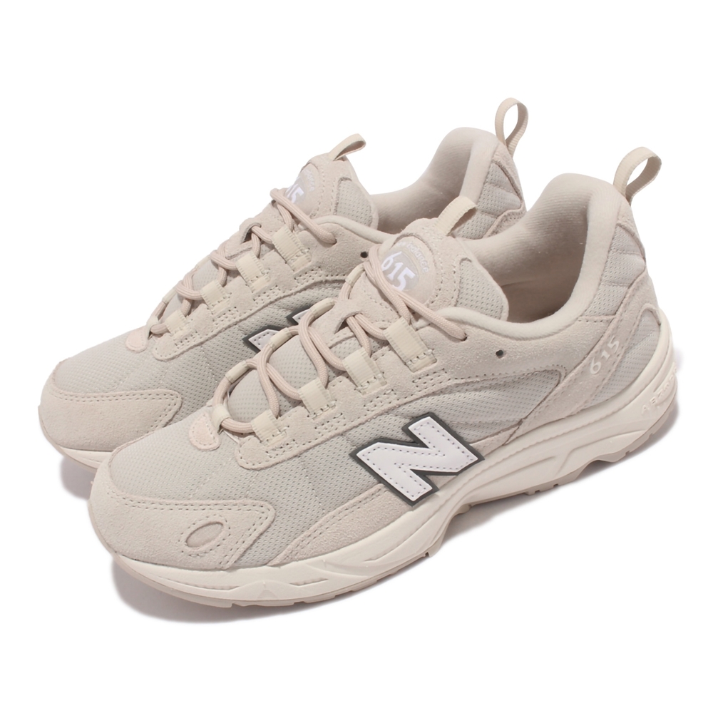 New Balance 休閒鞋 615 復古 厚底 女鞋 紐巴倫 N字鞋 穿搭 反光 微增高 淺褐色 ML615KO1-D