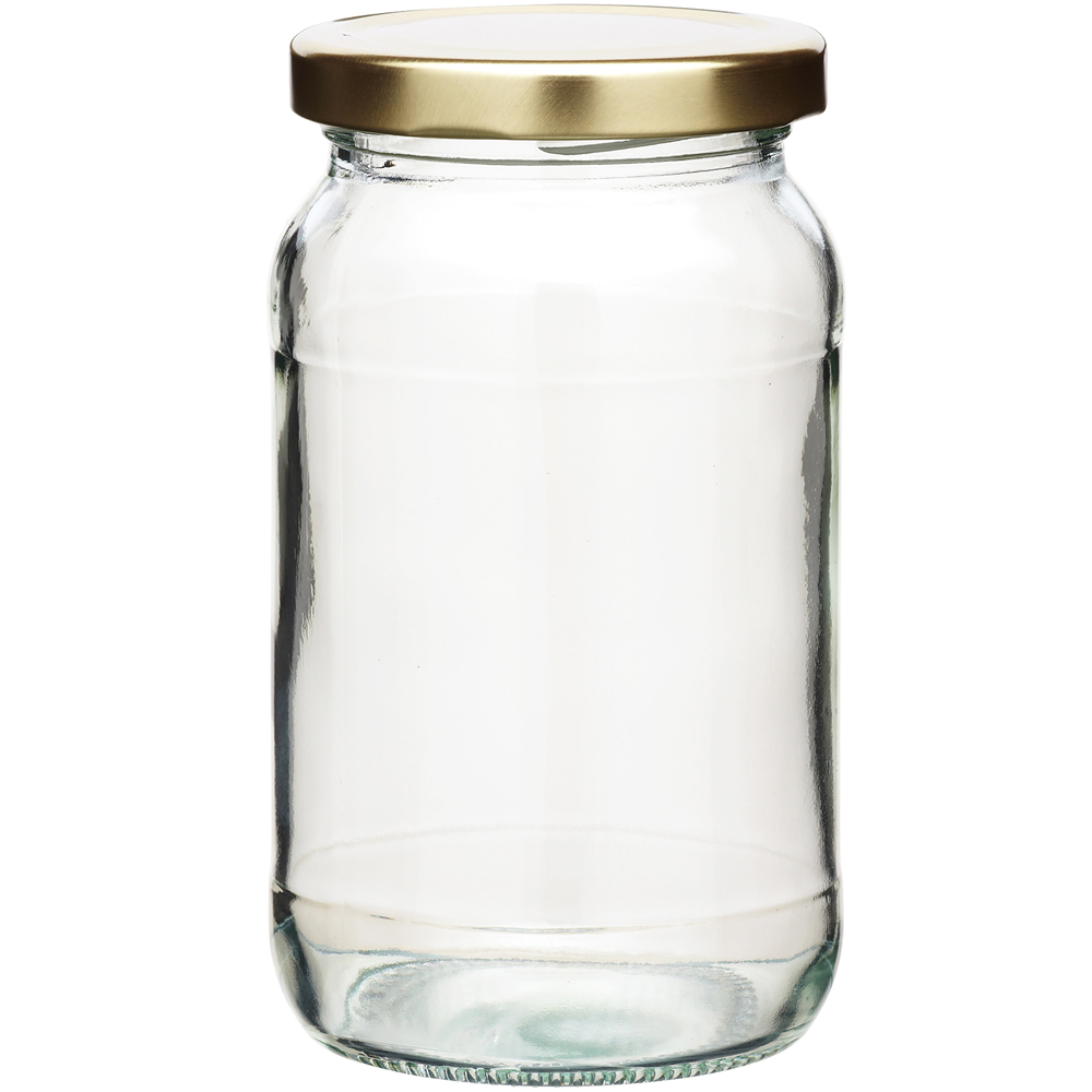 《KitchenCraft》旋蓋玻璃密封罐(金454ml) | 保鮮罐 咖啡罐 收納罐 零食罐 儲物罐