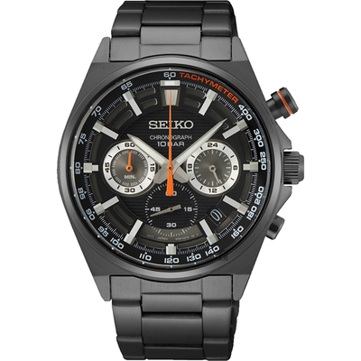 【SEIKO 精工】CS 賽車三眼計時手錶-41mm(8T63-00T0SD/SSB399P1) SK003