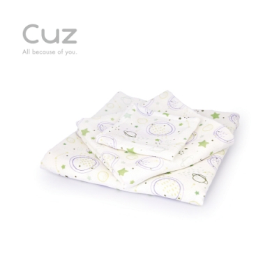 【Cuz】銀河連連看(防皺紗布巾)30cm(2入)