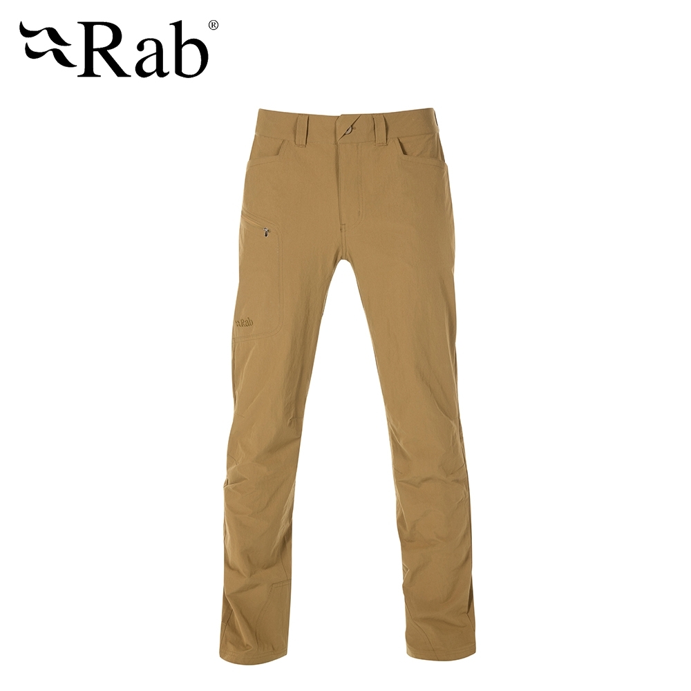 【RAB】Traverse Pants 輕量彈性快乾長褲 男款 孜然棕 #QFU03