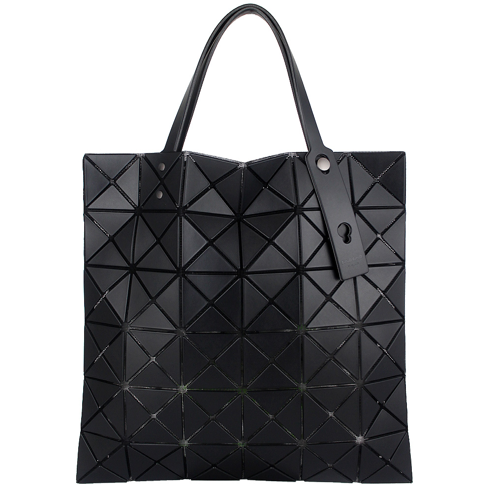 ISSEY MIYAKE 三宅一生BAOBAO 皮質方格6x6手提包(黑) | 手提包| Yahoo