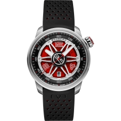 BOMBERG 炸彈錶 BB-01 軍風野戰六角機械錶-紅x43mm