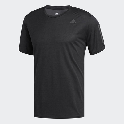 ADIDAS 上衣 運動 健身 慢跑 短袖上衣 男款 黑 CG2190 RESPONSE TEE M